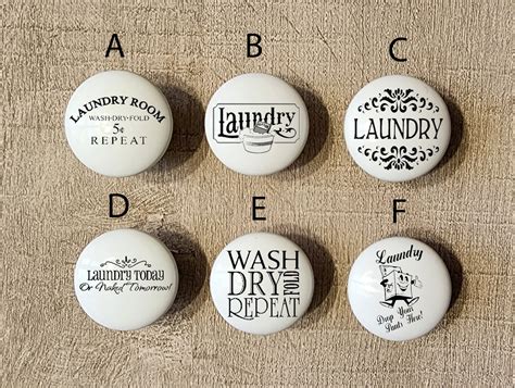 novelty laundry room cabinet knobs